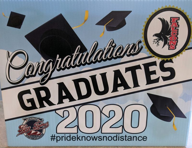 Graduation Yard Sign